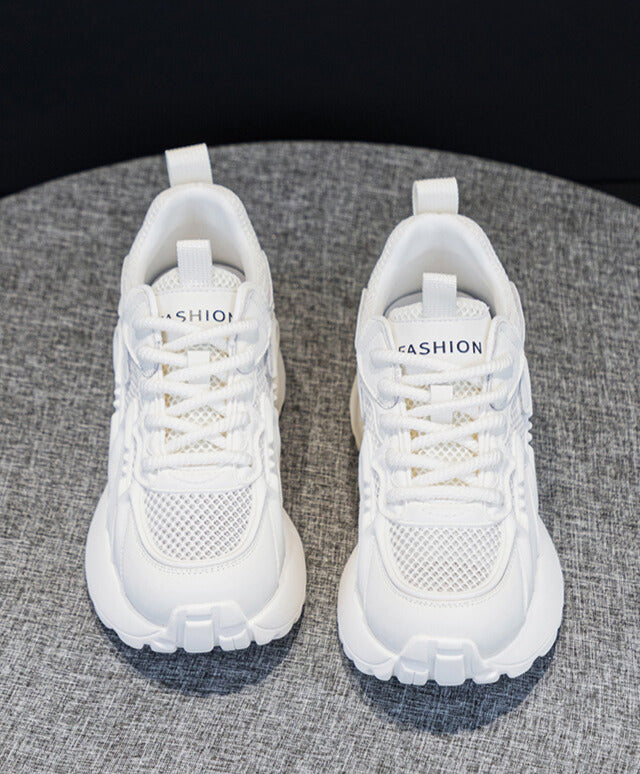 メッシュデザイン｜厚底スニーカー