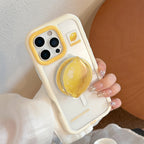 【MagSafe対応】立体レモンスタンド｜クリアiPhoneケース