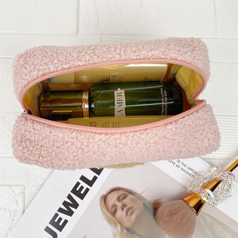 くまフェイス｜ふわもこメイクポーチ