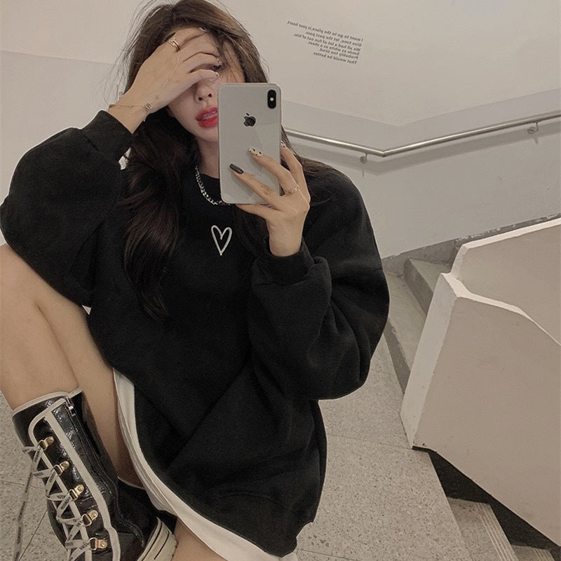 ハートロゴフリーススウェット