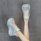 ボリュームメッシュ｜サイドライン厚底スニーカー