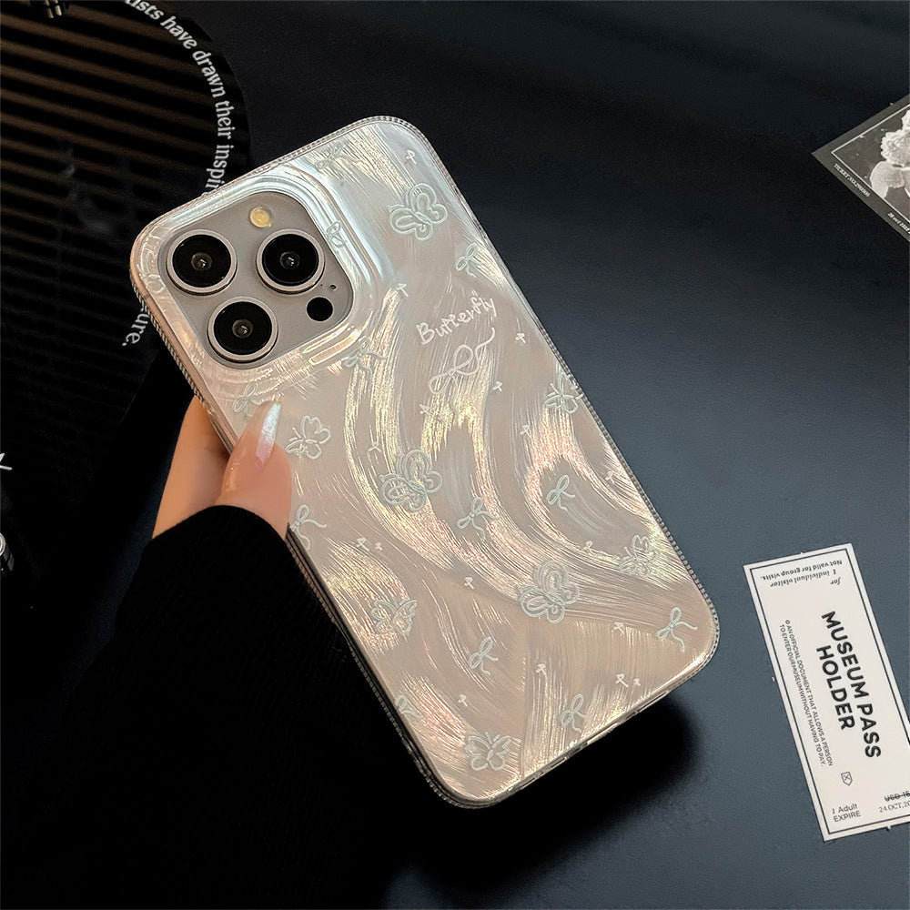 ゆらめく輝き｜バタフライ柄iPhoneケース