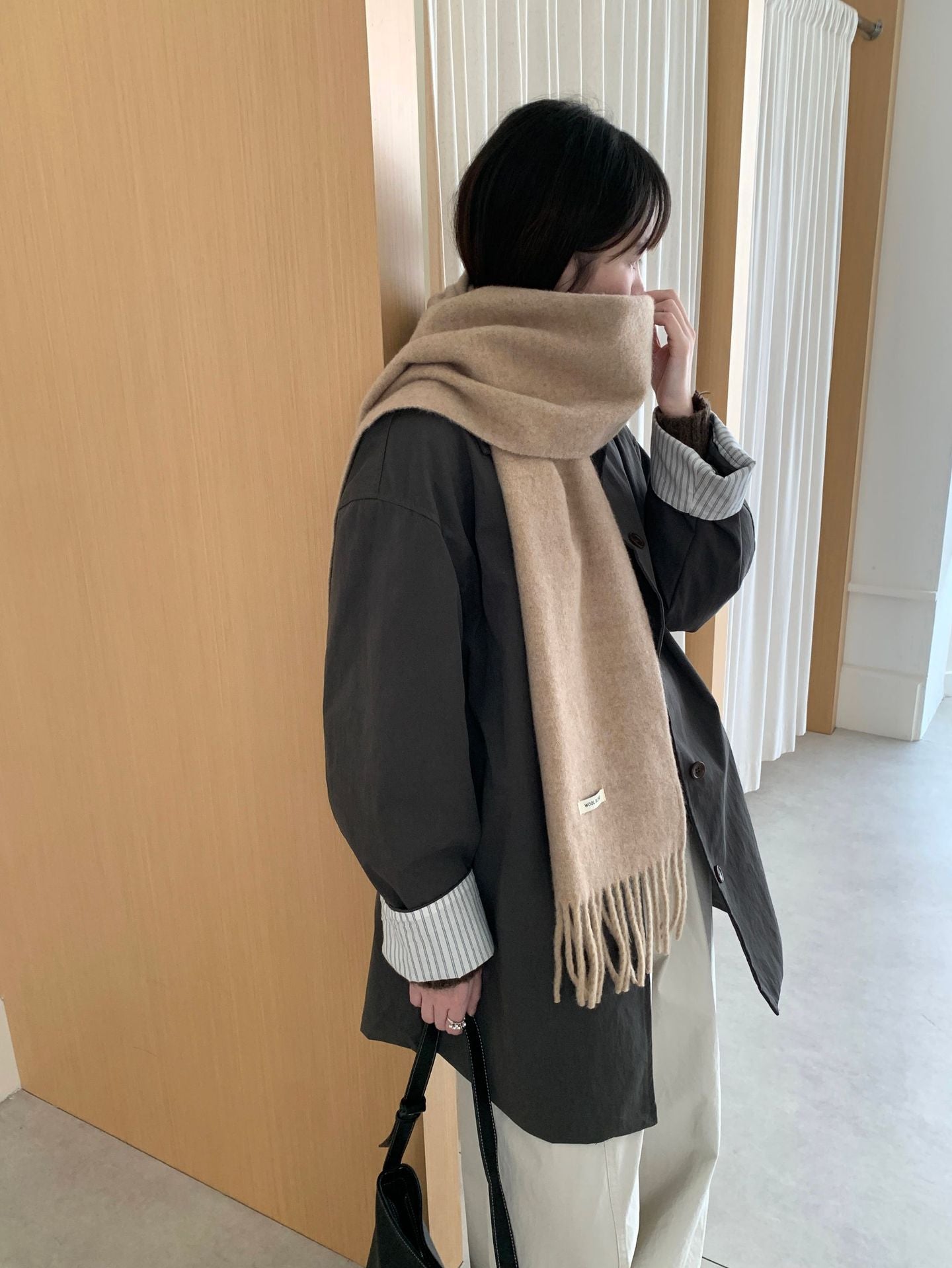 ウールライクシンプルマフラー