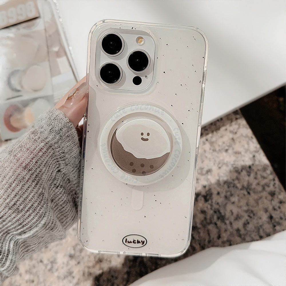 便利なマグネットスタンド付き｜キュートココナッツ iPhoneケース