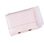 クロコ調デザイン｜コンパクト三つ折り財布