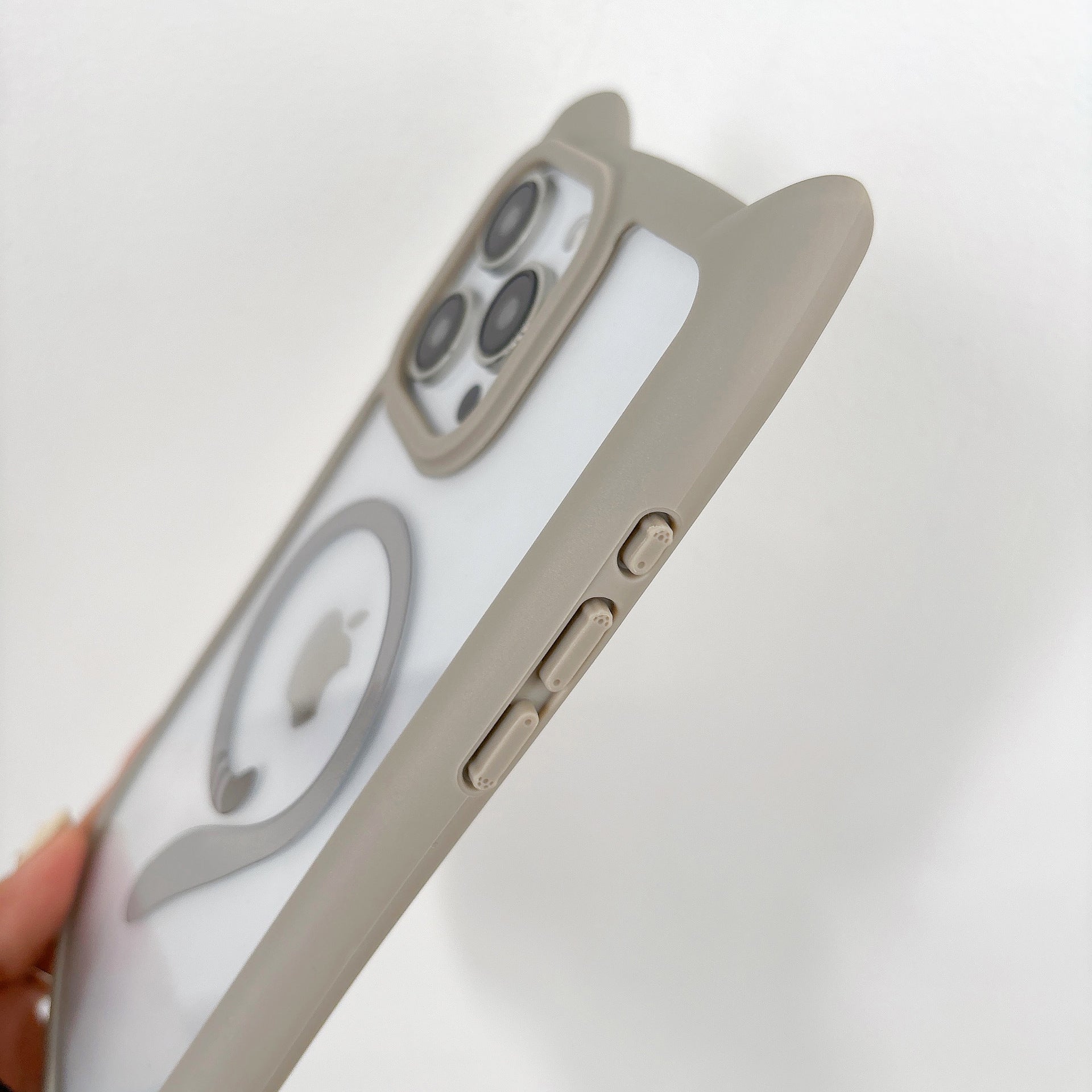 【MagSafe対応】ねこみみ＆しっぽ｜デザインiPhoneケース