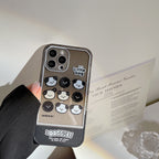 ゆる顔の子犬たち｜クリアスタンドケース