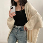 ソフトタッチルーズニットカーディガン