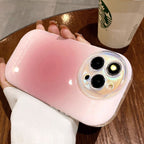 丸みフォルム×透明感グラデーション｜高品質シリコンiPhoneケース