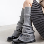 リブニットレッグウォーマー