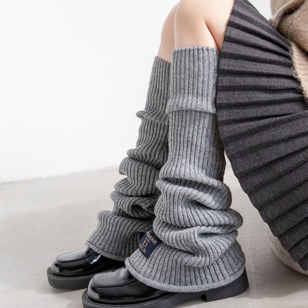 リブニットレッグウォーマー