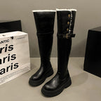 ボアカフロングブーツ