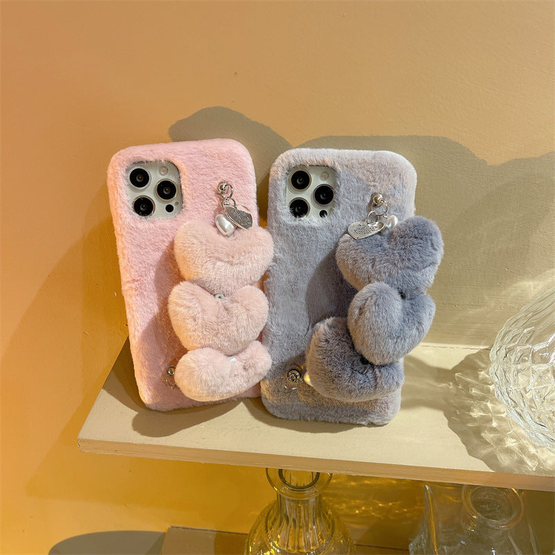 ハートファーグリップiPhoneケース