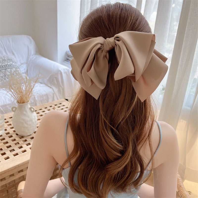 大きめリボン｜スプリングクリップヘアピン