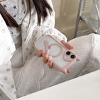 【MagSafe対応】ねこみみ＆しっぽ｜デザインiPhoneケース