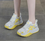 ボリュームメッシュ｜サイドライン厚底スニーカー