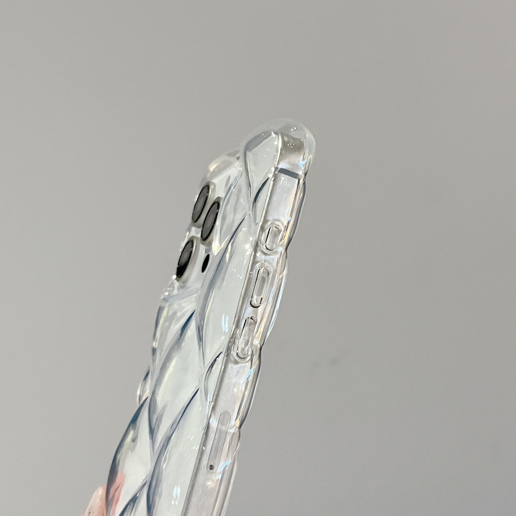 クリアキルティングiPhoneケース