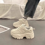 メッシュレイヤード｜ボリュームスニーカー