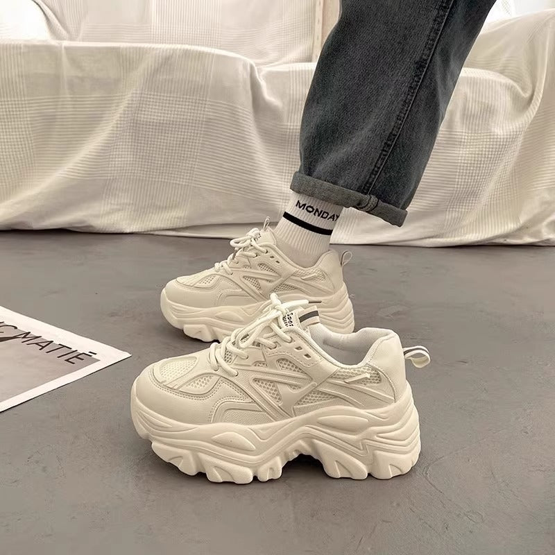 メッシュレイヤード｜ボリュームスニーカー