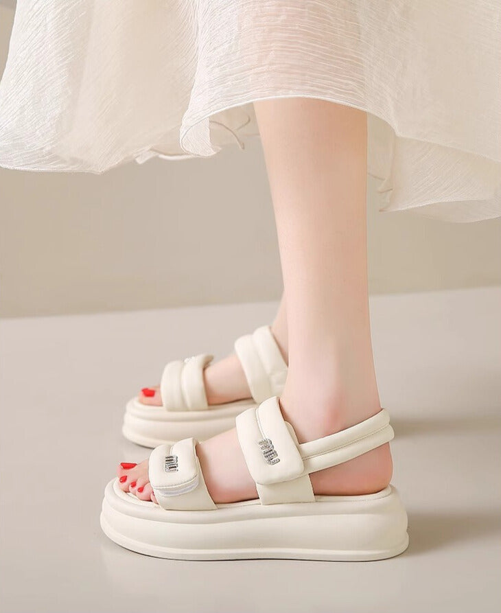 パッドストラップ｜厚底サンダル