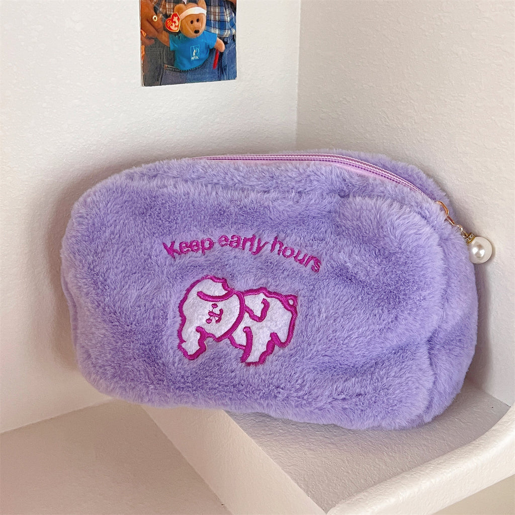 カラフルデザイン｜ふわもこ小物ポーチ