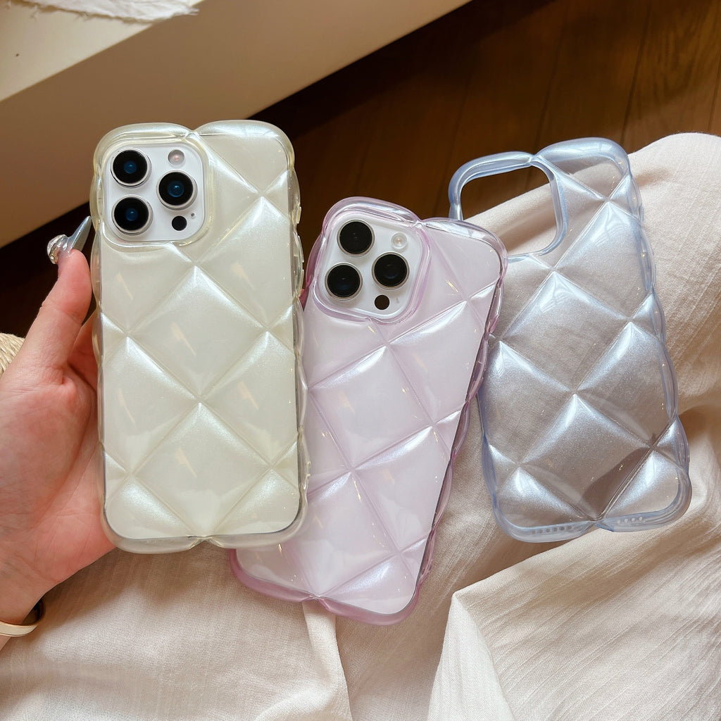 パールキルティングiPhoneケース