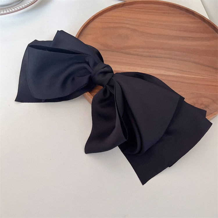 大きめリボン｜スプリングクリップヘアピン