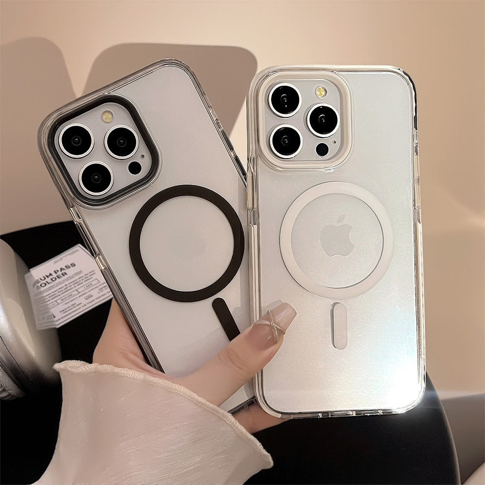 【MagSafe対応】クリアマグネットリング｜TPU iPhoneケース