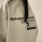 バックロゴオーバースウェット