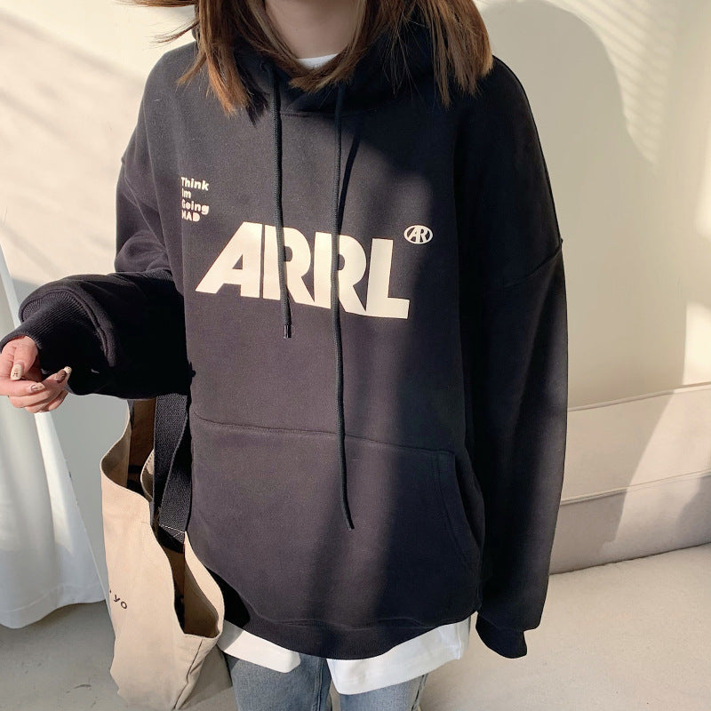 ビッグロゴフーディ｜ゆるだぼパーカー