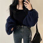 ショートボアジップブルゾン