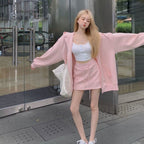 フーディー×ミニスカート セットアップ