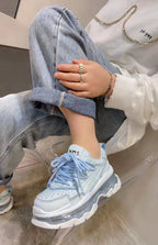 ボリュームソール｜クリアエアスニーカー