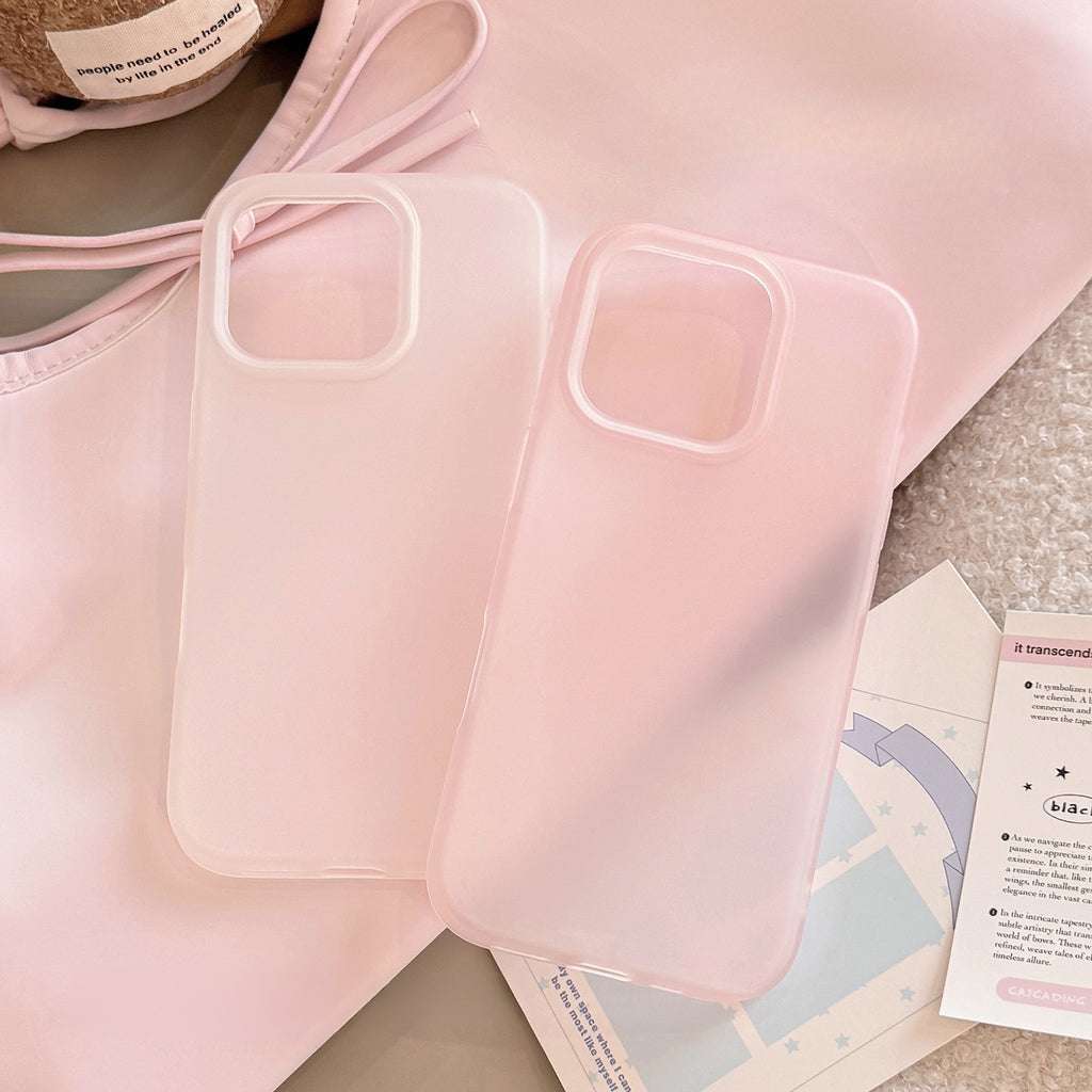 くすみパステル｜やさしい色味のシンプルケース