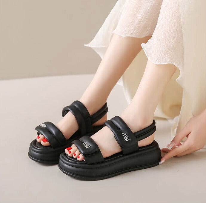 パッドストラップ｜厚底サンダル