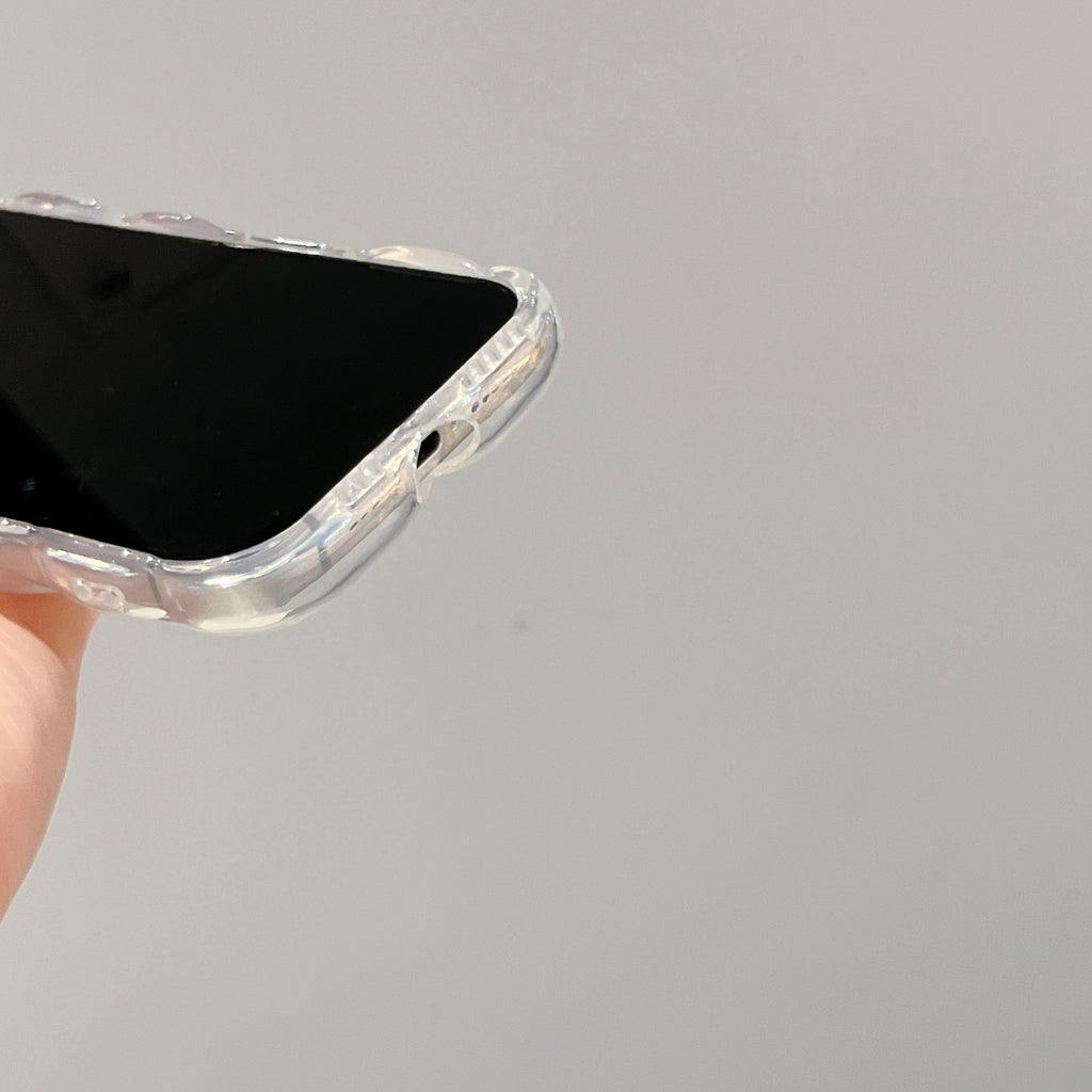 クリアキルティングiPhoneケース