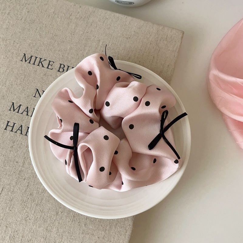 ドット柄リボン｜ガーリーシュシュ