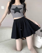 ふんわりシルエット｜スカート風ショートパンツ