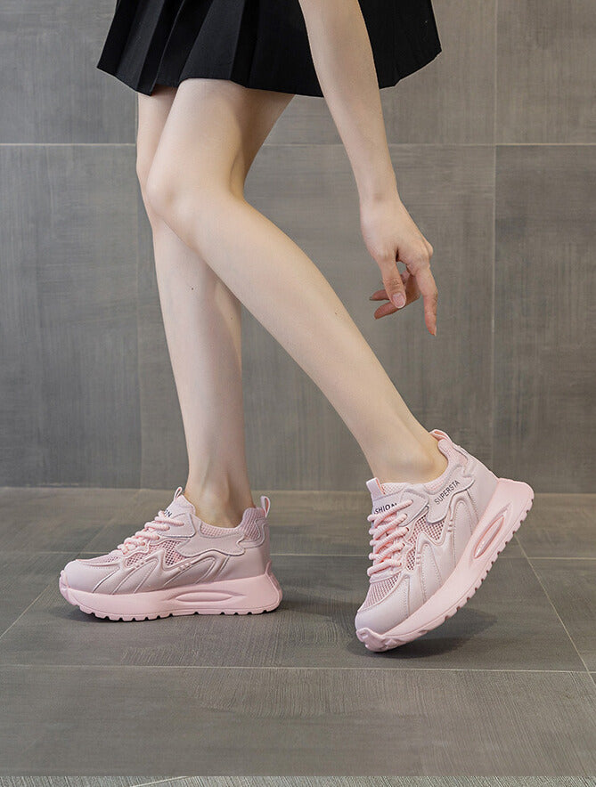 メッシュデザイン｜厚底スニーカー