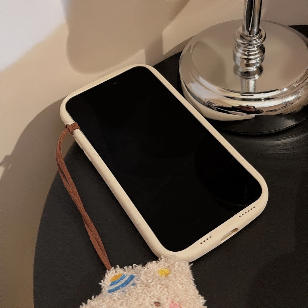 もふもふ｜ぬいぐるみチャーム付きiPhoneケース