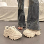 メッシュレイヤード｜ボリュームスニーカー