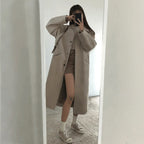 ストレートラインロングコート