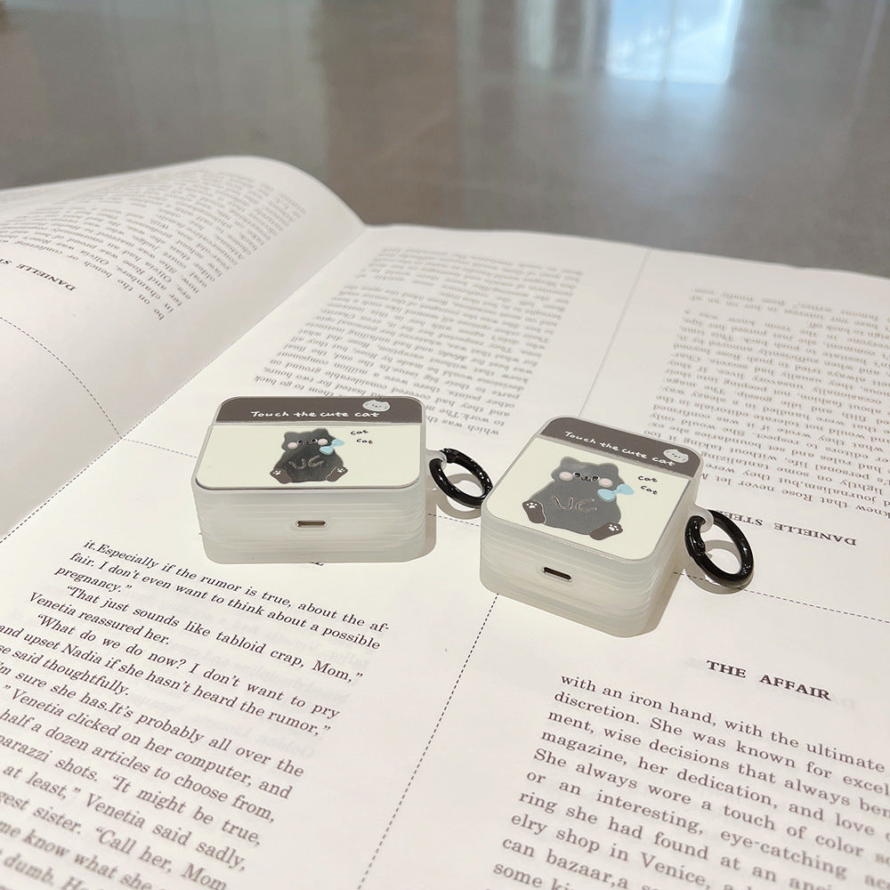 まるっこネコ｜ゆるカワAirPodsケース