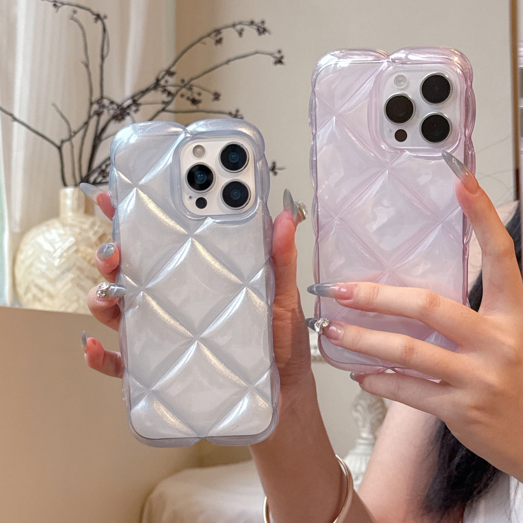 パールキルティングiPhoneケース