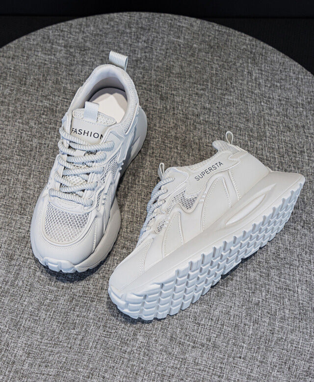 メッシュデザイン｜厚底スニーカー