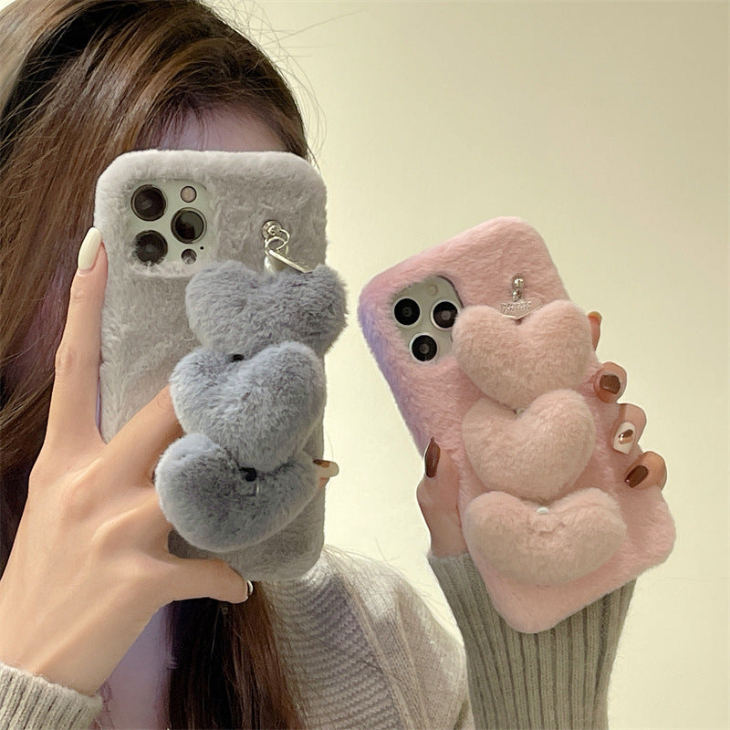 ハートファーグリップiPhoneケース