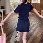 スポーティ×ガーリー｜リボンラインセットアップ