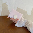 ネコ型エンボス｜コンパクト三つ折り財布