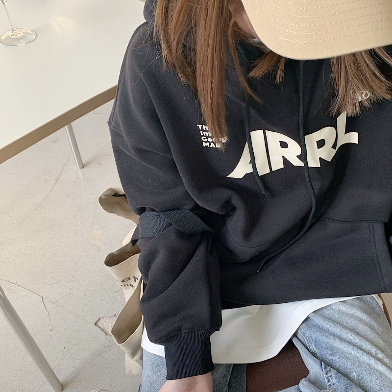 ビッグロゴフーディ｜ゆるだぼパーカー