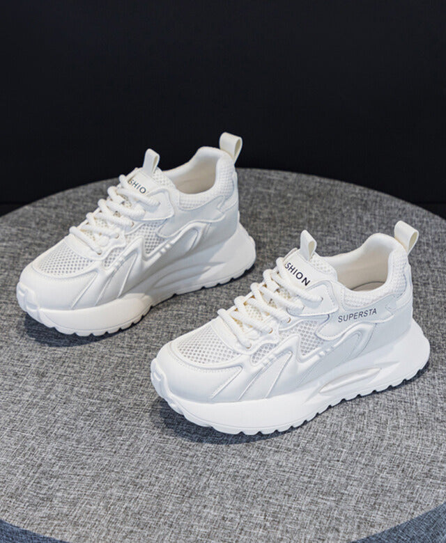 メッシュデザイン｜厚底スニーカー